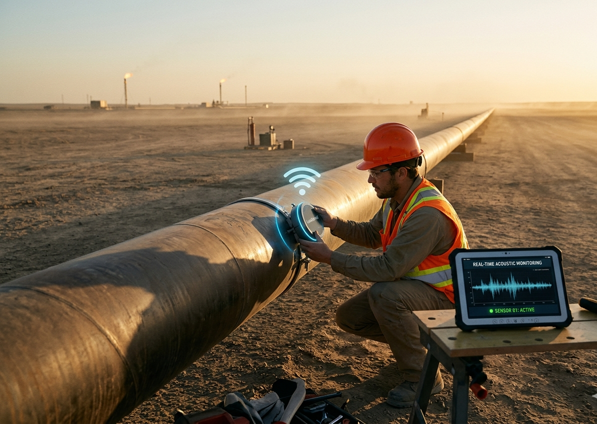 LeakShield — AI Ultrasonic Pipeline Leak Detection System