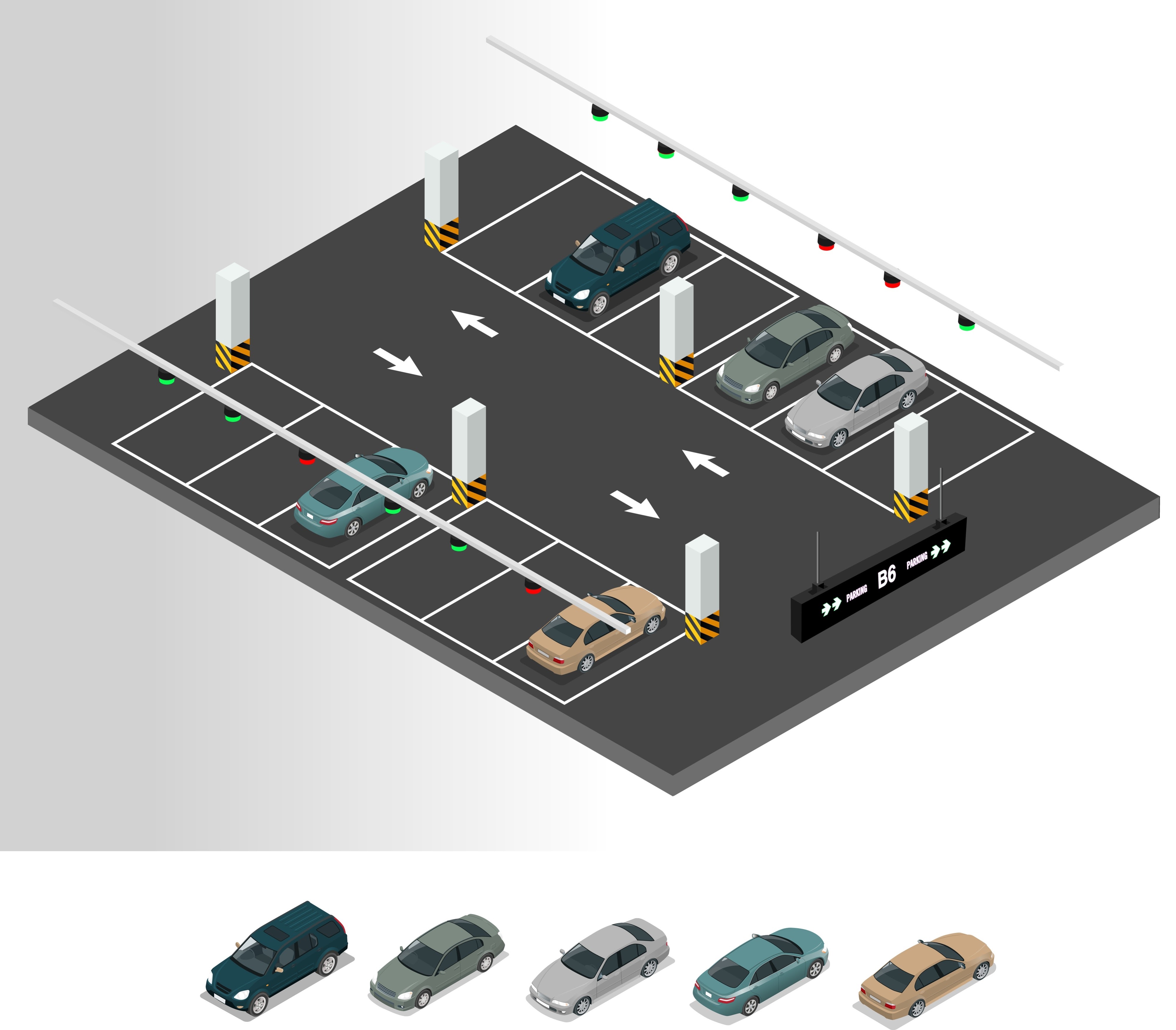 Low-Cost Smart Parking Prototype