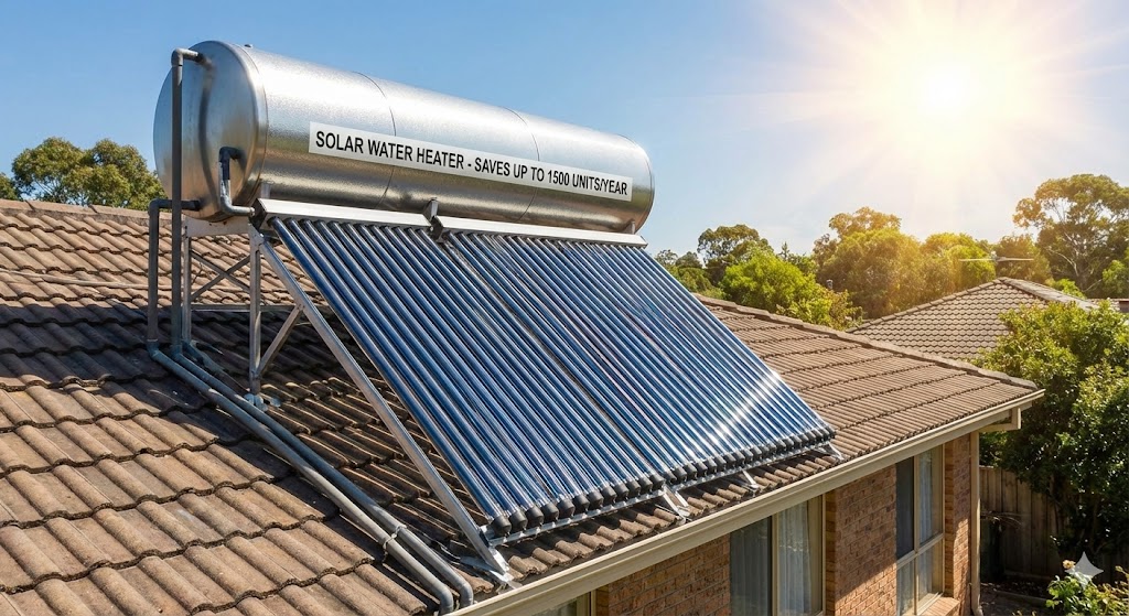 Solar Water Heating System for Homes